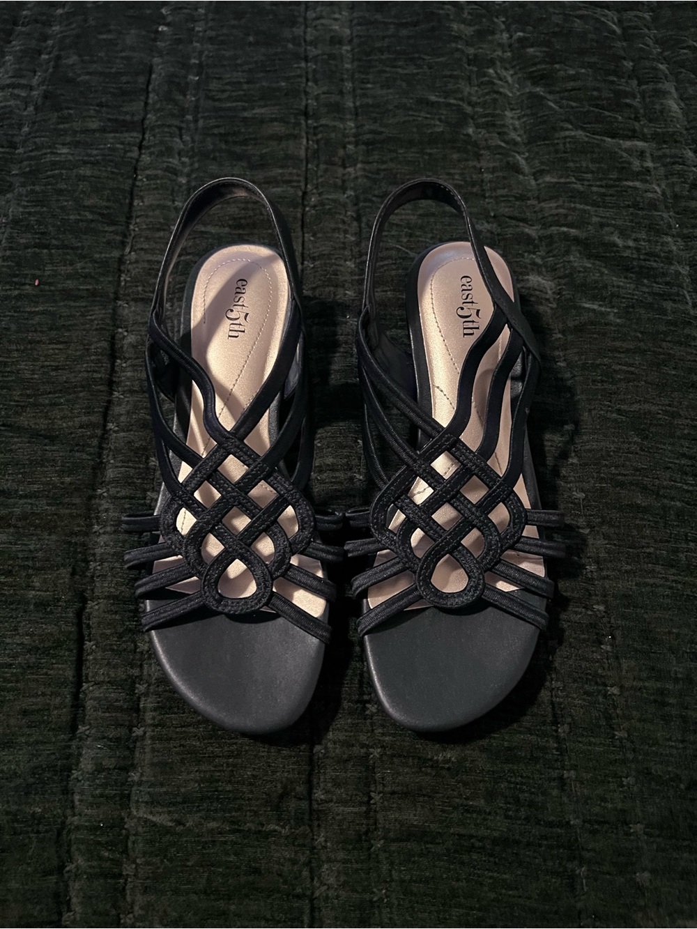 East 5th wedge sandals with criss-cross straps